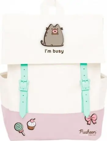 Çantë shpine Pusheen Rose Collection, e bardhë
