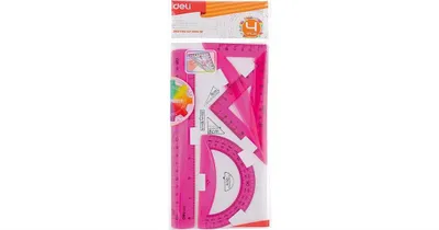 Set vizore 20cm , jeshile dhe rozë . DELI - 2