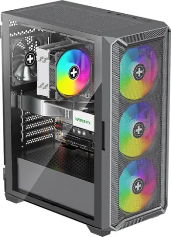 Kullë PC Xilent Blade II X613, ARGB, panel xhami, e zezë