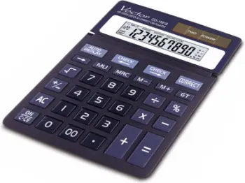 Kalkulator Casio VECTOR KAV CD-1181II, funksion CHECK & CORRECT, ekran i rregullueshëm