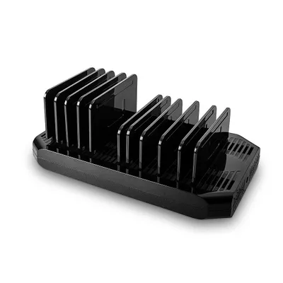 Stacion karikimi Lindy 73435, 120W, 10 porta USB me USB C, i zi - 3