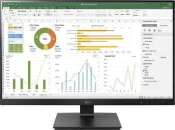 Monitor LG 24BN65YP-B, 24", Full HD, i zi