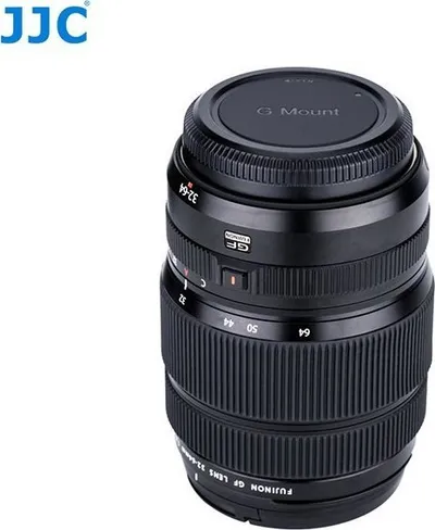 Kapak trupi dhe lente JJC për kamera Fuji G Mount, komplet 2 pjesë, i zi - 5