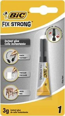 Ngjitës i lëngshëm BIC Instantly Fix Strong, 3g, set 24 copë