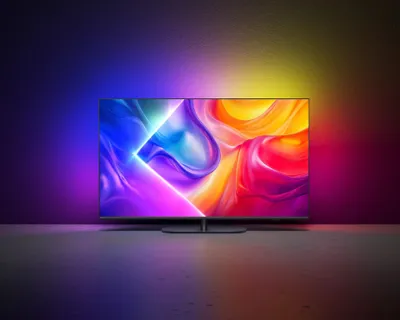 Set televizor dhe soundbar Philips 43PUS9010, 43" QLED 4K, Titan OS Ambilight, soundbar TAB5309 me subwoofer wireless, i zi - 3