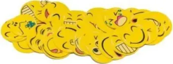 Stickers shkumë Brewis Foam Stickers Smiles, 40 copë, shumëngjyrëshe