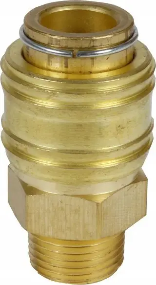 Lidhës pneumatik Einhell 4139208, R3/8" AG, bronz i fortë