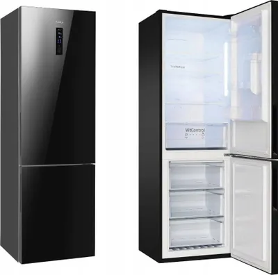 Frigorifer kombinë Amica FK3356.4GBDF, 322L, Total NoFrost, i zi - 1