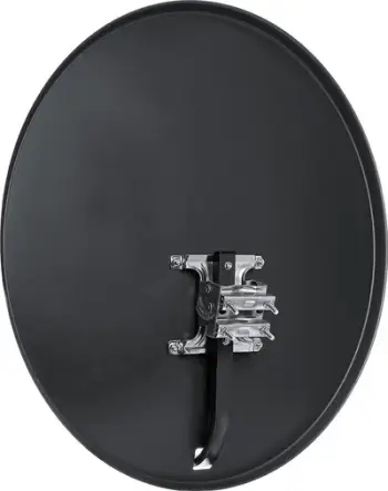 Antena satelitore Corab COR-800SAE-C, 80 cm, çelik, grafit e errët