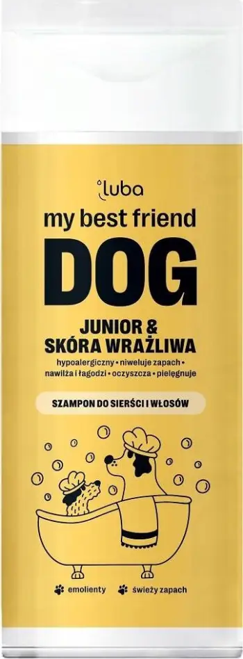Shampone për qen Luba My Best Friend, për këlyshë dhe lëkurë të ndjeshme, 200ml