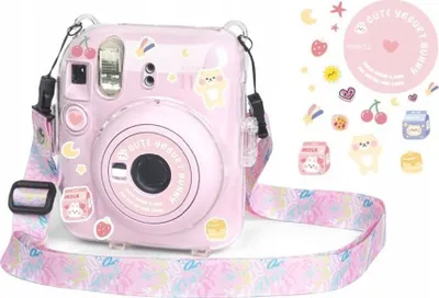 Mbulesë mbrojtëse LoveInstant për Fujifilm Instax Mini 12, transparente, Yogurt Bunny - 1