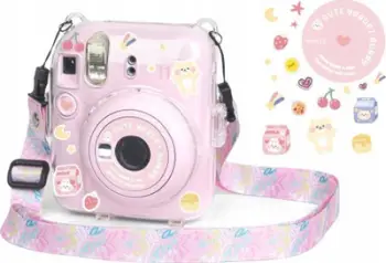 Mbulesë mbrojtëse LoveInstant për Fujifilm Instax Mini 12, transparente, Yogurt Bunny