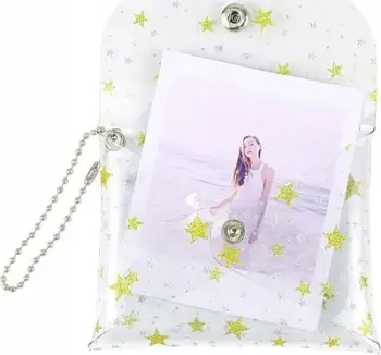 Qeska fotografie për Fujifilm INSTAX Mini 11/9/8/7, LoveInstant, me yje ari