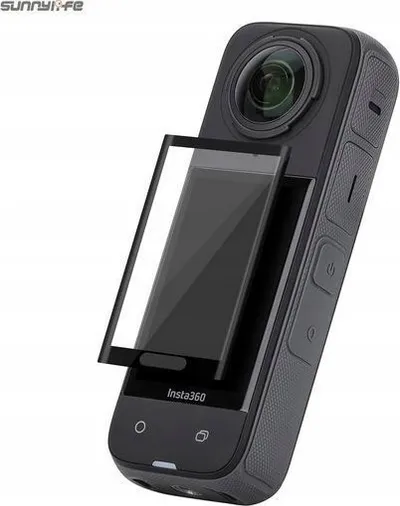 Mbulesë mbrojtëse xhami Sunnylife për ekran LCD Insta360 X4, set 2 copë, transparente - 3