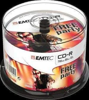 Disqe CD R Emtec ECOC805052CB, 700MB, 52x, 50 copë - 2