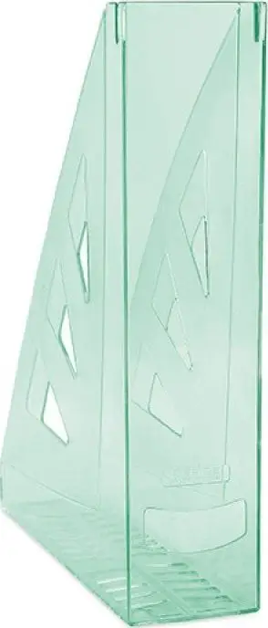 Mbajtës dokumentesh Office Products, A4, i gjelbër transparent