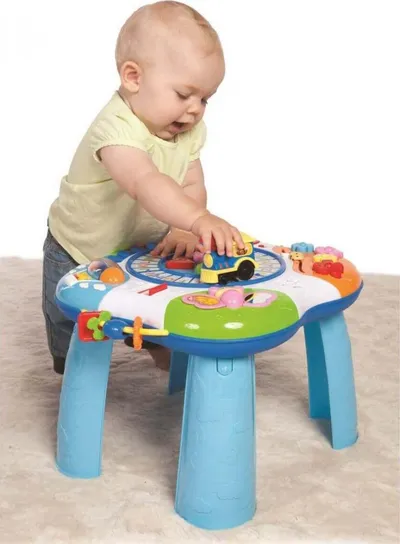 Tavolinë edukative Smily Play 0801, me drita dhe tinguj, shumëngjyrëshe - 3