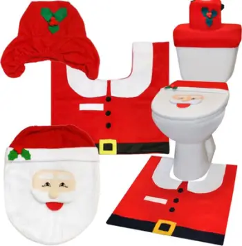 Set tapet banjoje Ruhhy 22360, 3 pjesë, motiv Krishtlindjesh, shumengjyrësh