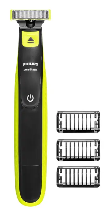 Trimer fytyre Philips OneBlade QP2520/20, i rimbushshëm, 3 krehësa, i gjelbër