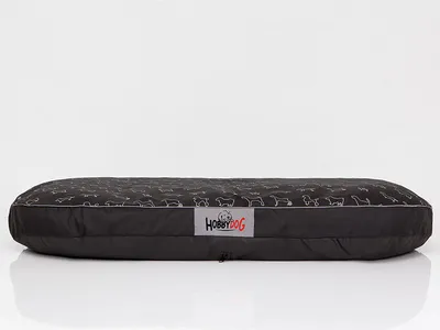 Shtrat qeni Reedog Mattress Round L, i butë, i zi - 3