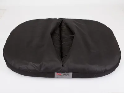 Shtrat qeni Reedog Mattress Round L, i butë, i zi - 5