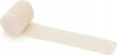 Shirit dekorativ Partydeco Chiffon Ribbon, 40mm, 5m 3 copë, bezhë e çelët - 1