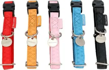 Qafore për qen Zolux Adjustable Collar Mac Leather, 20mm, e zezë