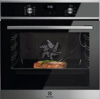 Furrë e integruar Electrolux EOE5C71X, multifunksionale, inoks me xham të zi