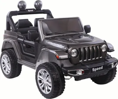 Makina elektrike për fëmijë Lean Toys FT-938 4x4, 3 shpejtësi, MP3 USB, argjendi e llakosur - 1