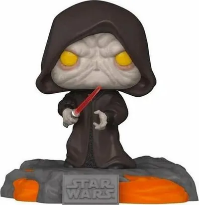 Figurë koleksionuese Funko POP Star Wars Darth Sidious, Red Saber Series Volume 1, Glow in the Dark, ekskluzive GameStop - 4
