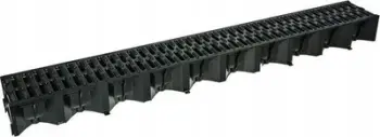 Kanal drenazhimi ACO Self Hexaline 2.0, rrjetë plastike, 100 cm, i zi