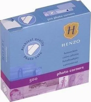 Kënde fotografie Henzo, 500 copë, ngjitëse, të bardha - 1
