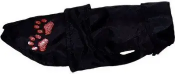 Pelerinë shiu për qen Grande Finale Black Reflective Cape, 21 cm, reflektuese, e zezë