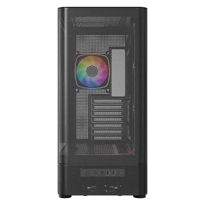 Kuti gaming MODECOM Volcano AQ400 ARGB, MIDI Tower, 4 ventilatorë ARGB, e zezë - 16