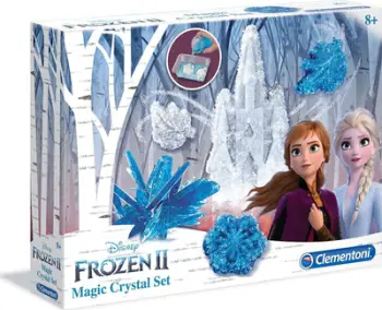 Set eksperimental Clementoni Frozen 2 Magical Crystals 18524.5, lojë edukative, për fëmijë 8+