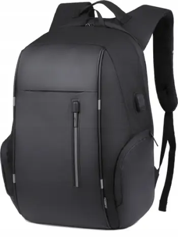 Çantë shpine Miru MBP-1056, laptop 15.6", portë USB, e zezë