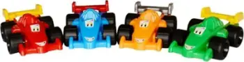 Lodër makinë garash TechnoK Formula Maxik, plastike, për fëmijë, shumëngjyrëshe