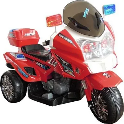 Motoçikletë me bateri CH815, elektrike për fëmijë, e kuqe - 1