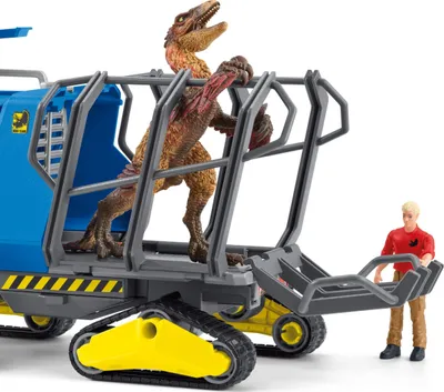 Set lojërash Schleich Dinosaur, kamion me Dakotaraptor dhe shkencëtar, 53 pjesë, shumëngjyrësh - 5