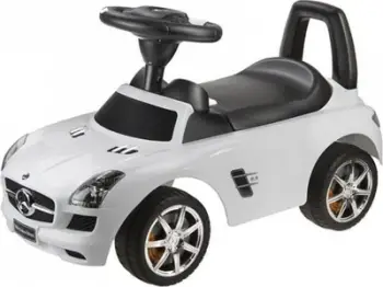 Makina lodër shtytëse Leantoys Mercedes Benz, ride on për fëmijë, e bardhë