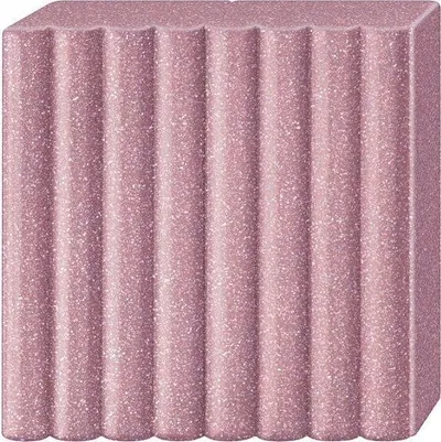 Masa modeluese Staedtler FIMO 8010 Glitter, 57 g, rose gold - 2