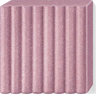 Masa modeluese Staedtler FIMO 8010 Glitter, 57 g, rose gold - 4