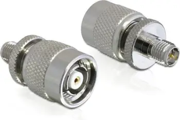 Adapter antene DeLOCK 88411, RP-SMA F, RP-TNC M, metalik