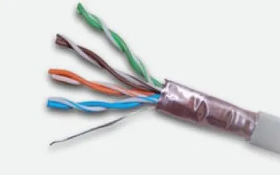 Kabllo rrjeti A-LAN Cat.5e, F/ UTP, PVC, 4x2x24AWG, 305 m, e hirtë - 1