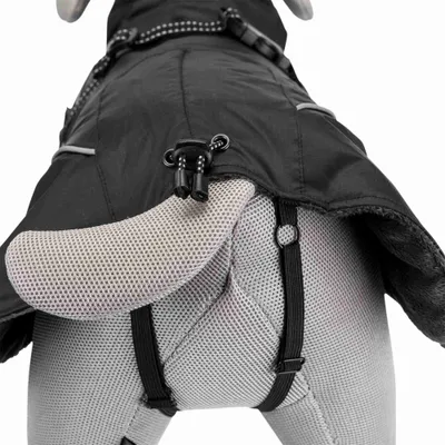 Pallto për qen Trixie Brizon, madhësia L 62 cm, e zezë - 2