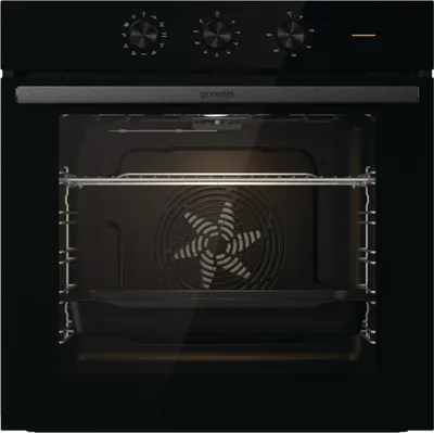 Furrë elektrike Gorenje BO6725E02BG, 60 cm, 77 L, e zezë - 1
