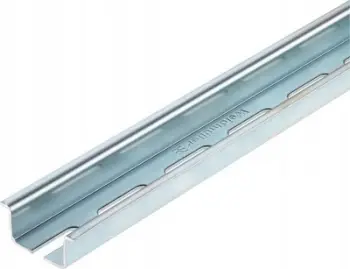Shinë montuese Weidmüller TS 35x15 LL, çelik i galvanizuar, 2 m, metalike