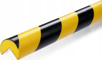 Profil mbrojtës këndor Durable C25R, shkumë PU, rezistent ndaj goditjeve, i verdhë