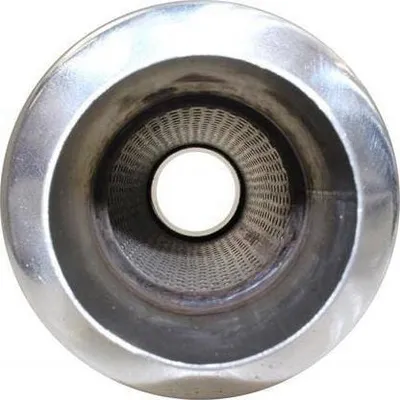 Silenciator qendror TurboWorks RS 304SS, 89mm, 450mm, inox - 3
