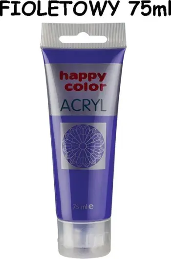 Ngjyrë akrilike Happy Color, 75ml, vjollcë